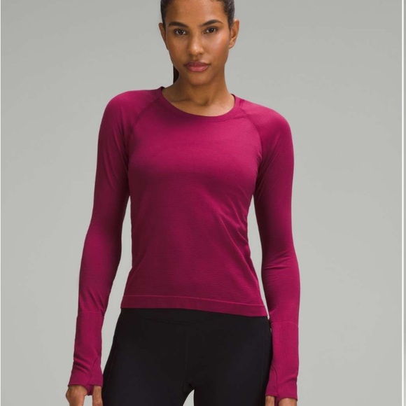 lululemon athletica Tops - ✨ Lululemon Swiftly Tech Long-Sleeve Shirt 2.0 *Waist Length Deep Luxe size 10